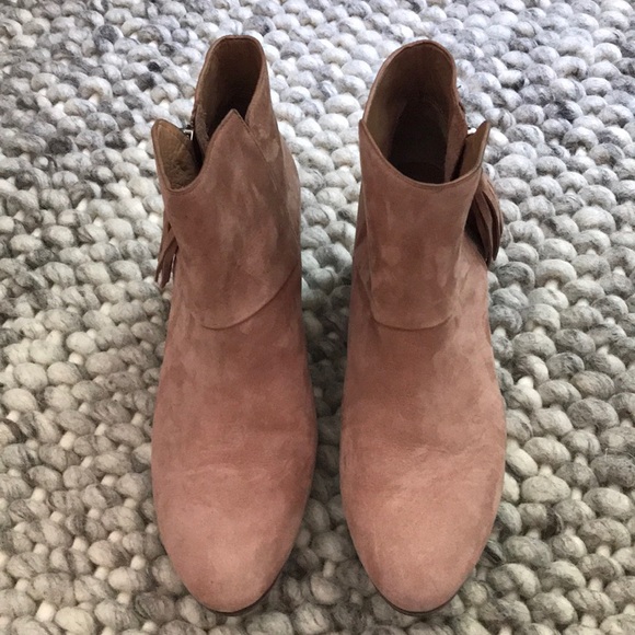 Coach Pricilla Bootie Boot in Nubuck Siena Tassel - Picture 2 of 15